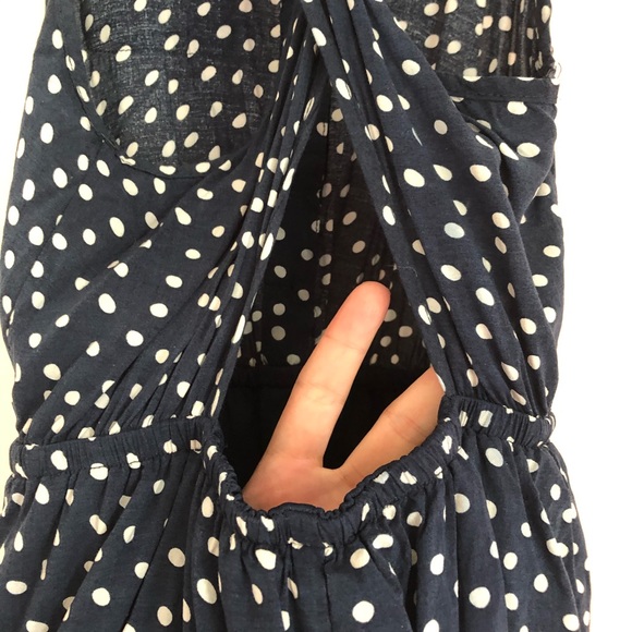 Polka Dot Open Back Dress - Picture 7 of 8